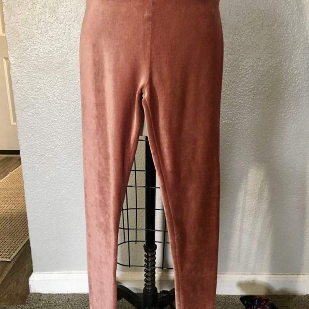 Pink velvet forever 21 leggings
